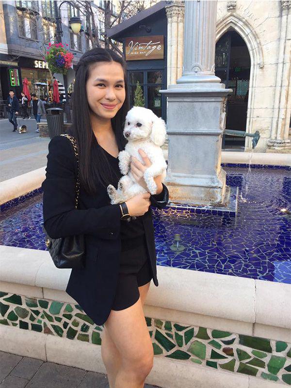 thua huong nhan sac cua me, con gai diem my dep long lay noi xu nguoi - 8