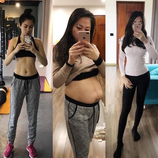 me sinh doi ha thanh chia se 8 bi quyet giup thu gon 36cm vong bung trong 1 thang - 4