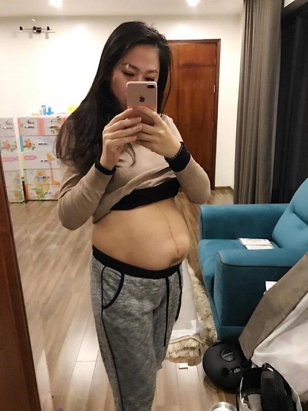 me sinh doi ha thanh chia se 8 bi quyet giup thu gon 36cm vong bung trong 1 thang - 3