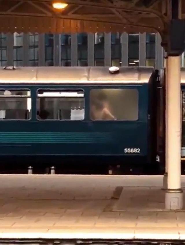 cap doi vao nha ve sinh tau hoa "may mua" cho kin, nao ngo "lo lo" truoc mat moi nguoi - 2