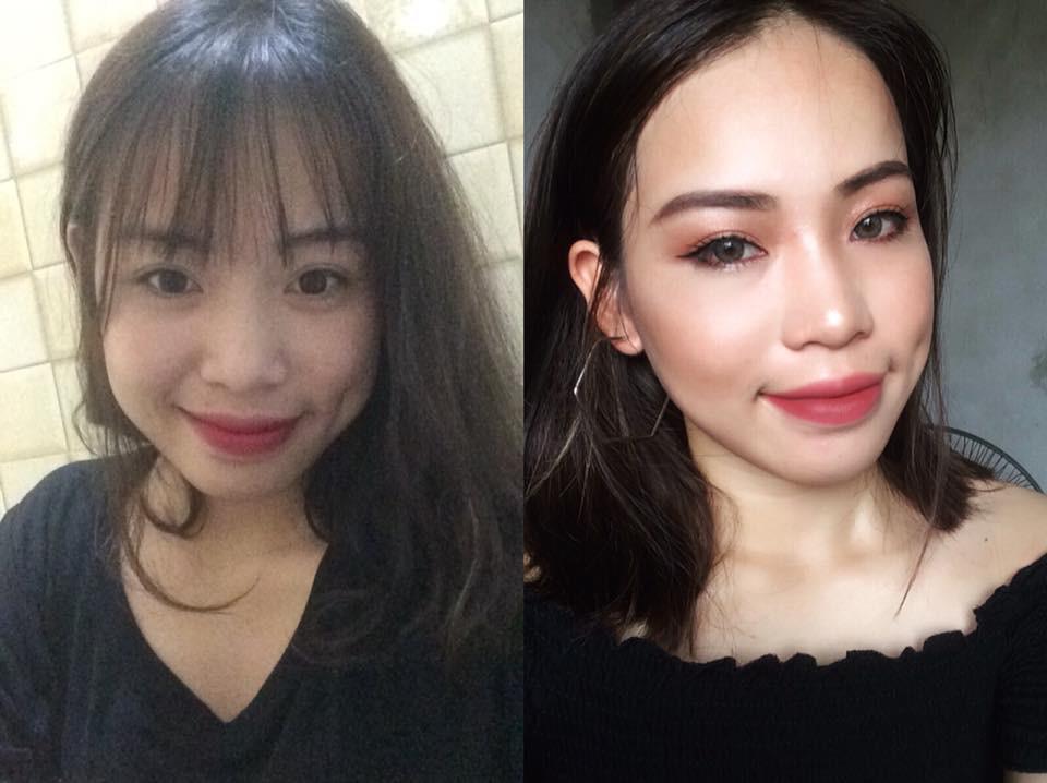 su that dang sau hinh anh ba co gai trang diem nhu "xac song" di an dam cuoi ban than - 10