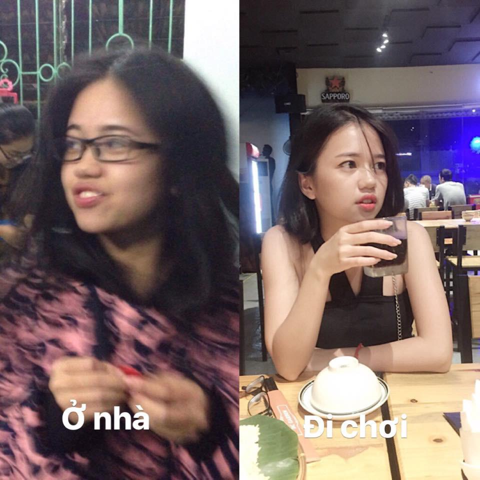 su that dang sau hinh anh ba co gai trang diem nhu "xac song" di an dam cuoi ban than - 9