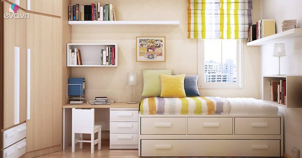 Hơn 30 mẫu thiết kế phòng ngủ siêu nhỏ gọn  đẹp đến bất ngờ
