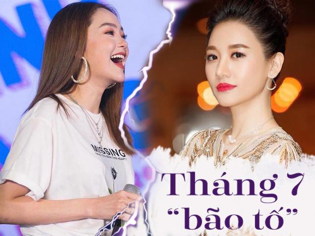 Tháng 7 bão tố : Hari Won bị tố nâng mũi để giữ chồng, Minh Hằng độn cằm biến dạng