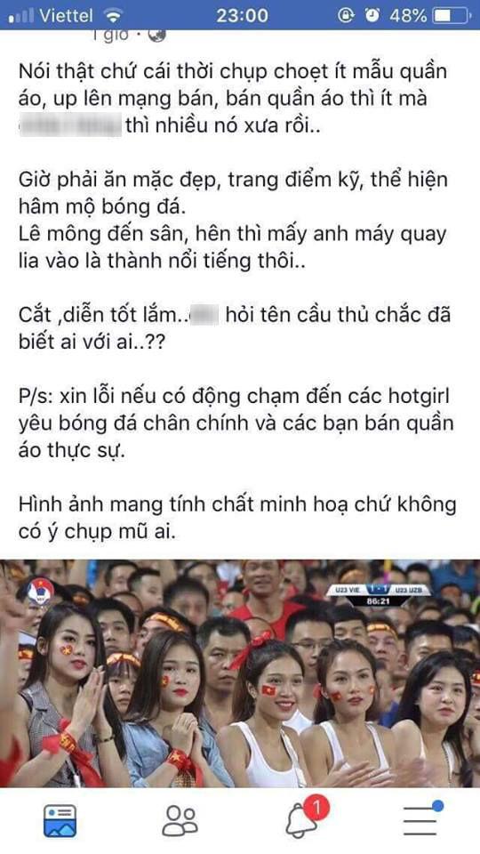 dan hot girl world cup phan phao vi bi nem da khi di co vu doi olympic viet nam - 2