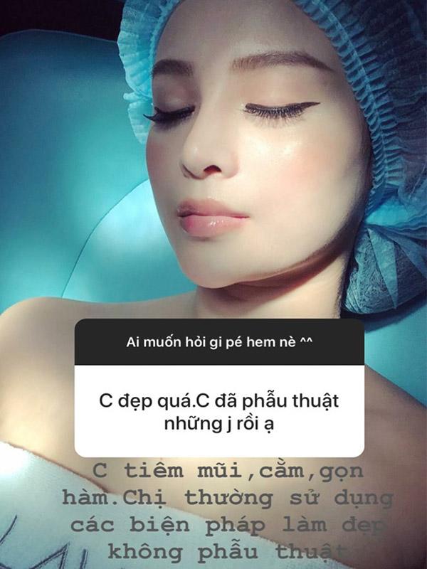 chi em hoi huyen baby tra loi: "nhan sac minh chinh la tham my nhung khong he nho dao keo" - 2