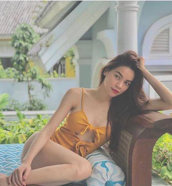 khoe tron 3 vong cung bikini, ho ngoc ha van thua suc goi cam du can tuoi tu tuan - 1