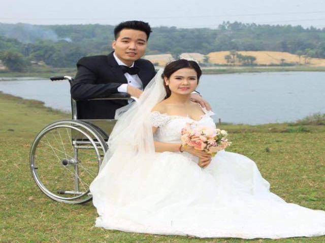 co gai ket hon voi anh chang cut chan nho facebook: "neu chon lai, toi van se chon anh" - 2