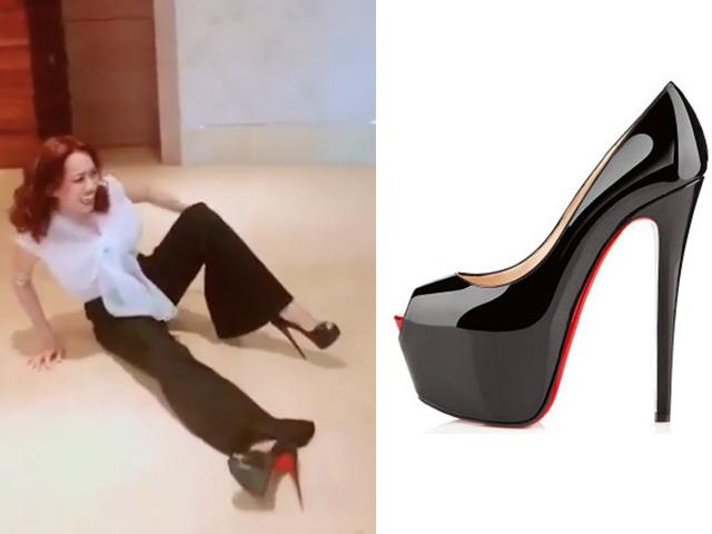 Mang giày 20cm siêu cao tung tăng đi catwalk, Diệu Nhi nhận cái kết cười ra nước mắt