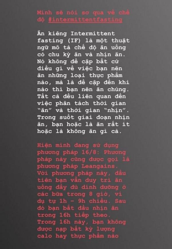 giam can bang cach an "bat chap” trong 8h va nhin trong 16h, yen trang so huu body nong bong - 1