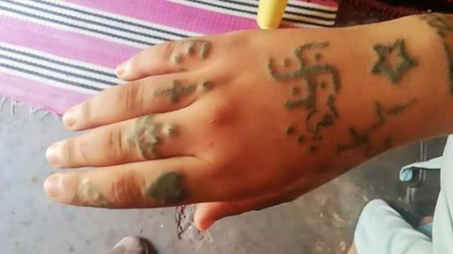 con gai tro ve sau 1 thang mat tich, nguoi chi chit hinh xam va bi 13 ke ham hiep - 4