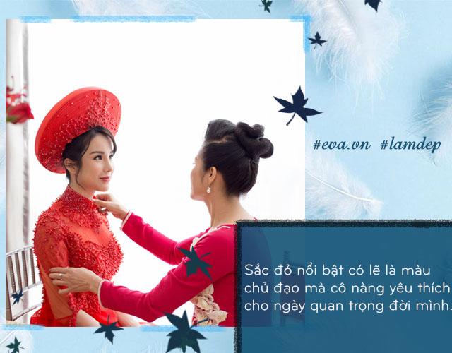 trang diem mua cuoi: lan khue, tu anh da bien hoa khac la the nao trong ngay nay? - 12