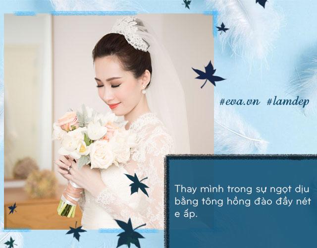 trang diem mua cuoi: lan khue, tu anh da bien hoa khac la the nao trong ngay nay? - 19