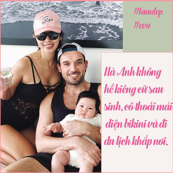 dap tan dinh kien "me bim", ha anh dot mat voi hinh anh dien bikini sau 2 thang sinh con - 2