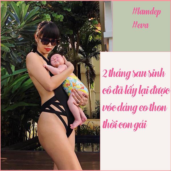 dap tan dinh kien "me bim", ha anh dot mat voi hinh anh dien bikini sau 2 thang sinh con - 10