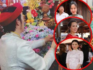 Angela Phương Trinh, Phi Nhung và dàn sao Việt tề tựu về đền thờ của Hoài Linh cúng Tổ nghiệp