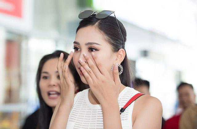 trang diem don gian khi ve nha, tan hoa hau 2018 con rang ro hon ca luc dang quang - 6