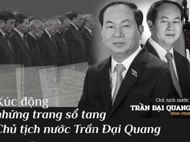 Xúc động những lời tiễn đưa Chủ tịch nước Trần Đại Quang