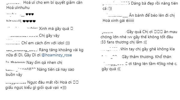 dang anh khoe dang, fan lo lang nhan xet hoa minzy dang "gay den tham thuong"! - 3