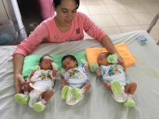 Mẹ 8X mang tam thai tự nhiên, 3 em bé chào đời theo cách rất “đặc biệt”