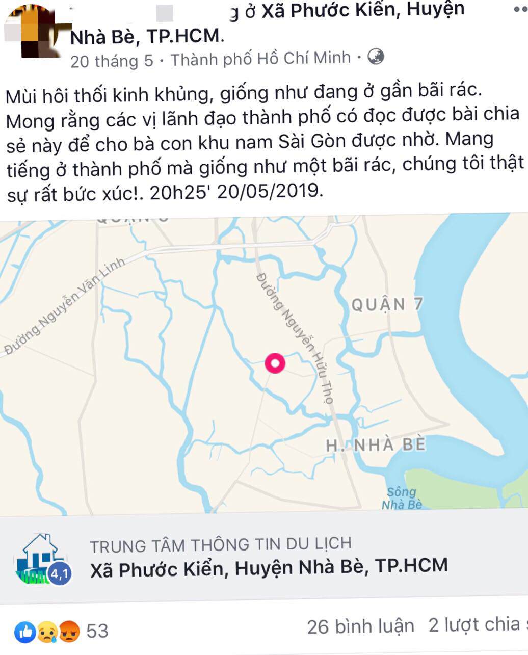 Người Dân Khu Nam Sài Gòn Bất Lực Vì Mùi Hôi: Ám Ảnh Khi Mở Cửa, Hít Vào Là  Ho - Tin Tức
