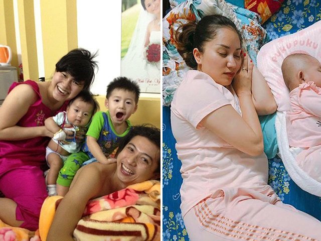 Chồng mỹ nhân Việt chụp vợ, toàn lộ cảnh xấu xí sau sinh khiến dân tình: Chồng vậy bỏ gấp