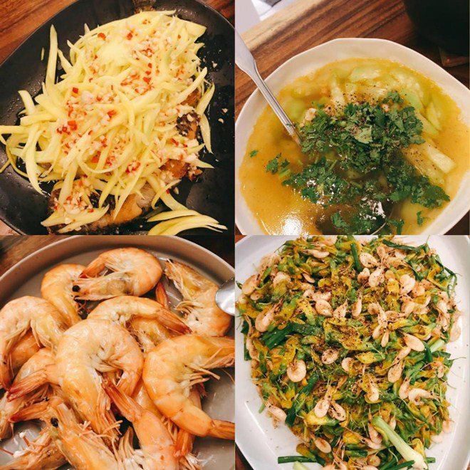 Chồng điển trai cởi trần nấu ăn chiều chuộng Lê