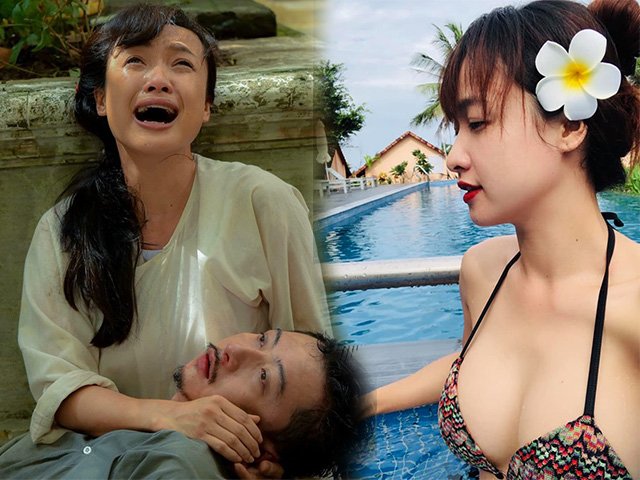 Trong phim thì rõ quê mùa vậy mà ngoài đời, cô hầu Hiểm lại xinh đẹp, nóng bỏng nhường này
