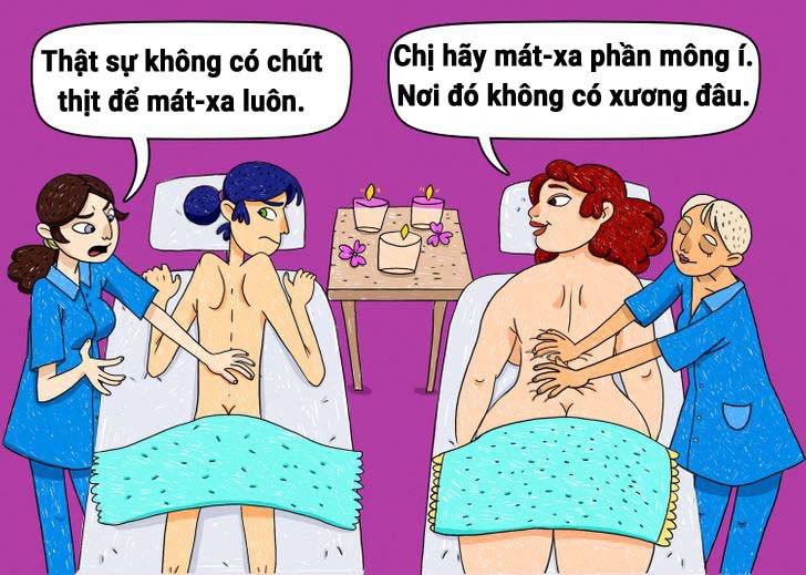 Bộ tranh cực đáng yêu: Người ăn hoài không béo, người “hít khí trời” cũng đủ lên cân - 8