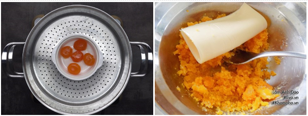 Cách làm bánh trung thu trứng muối và trứng muối tan chảy cực đơn giản - 12