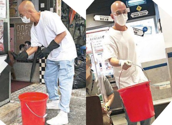 Thất nghiệp, tài tử TVB chuyển nghề ăn mặc nhếch nhách, quét dọn rửa bát cho nhà hàng - 1