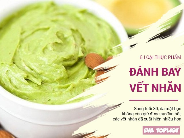 5 loại thực phẩm giúp đánh bay nỗi lo nếp nhăn xuất hiện trên gương mặt sau tuổi 30