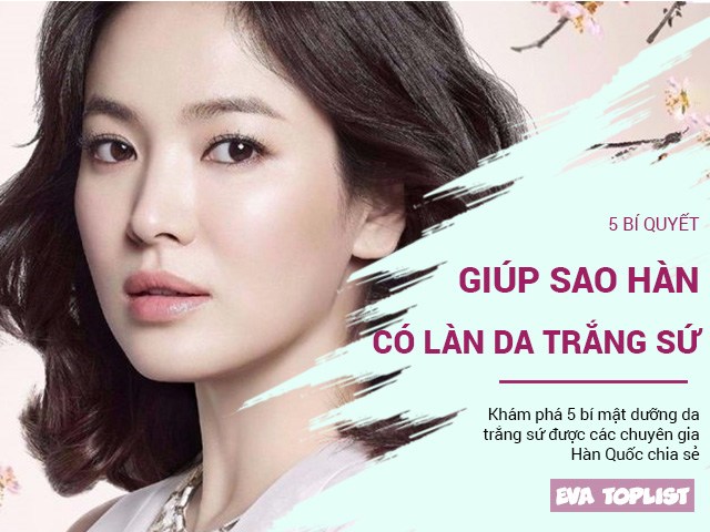 5 bí quyết dưỡng da cực chuẩn giúp sao Hàn sở hữu làn da trắng sứ