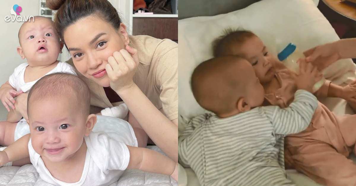 Hồ Ngọc Hà lo cảnh Leon đè chị gái, gần 1 tuổi đã biết giành ăn, bắt nạt Lisa - Vimarsana News
