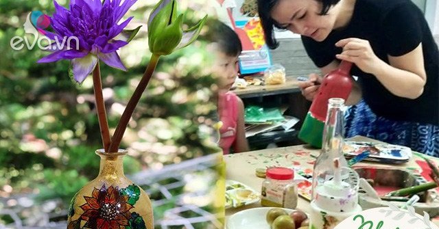 Nhặt chai lọ vứt đi, đôi vợ chồng Hà Nội biến thành đèn ngủ, lọ hoa...bày đẹp, sang hẳn nhà - Vimarsana News