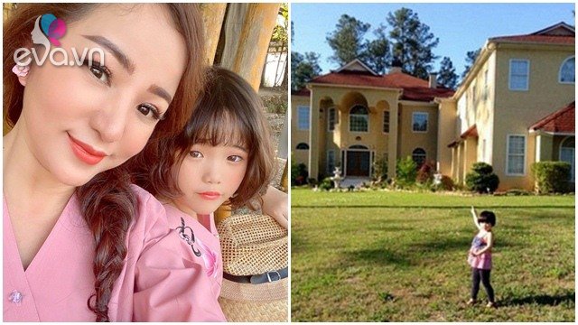 Khóa cửa nhà 10 tỷ ở Việt Nam, Thúy Nga cùng con gái sống sang chảnh ở biệt  thự Mỹ