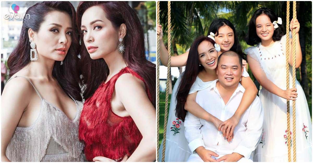 Cặp mẫu song sinh nổi tiếng nhất Vbiz kẹt ở đảo cả tháng cùng đàn con thơ vì dịch Covid-19 - Vimarsana News