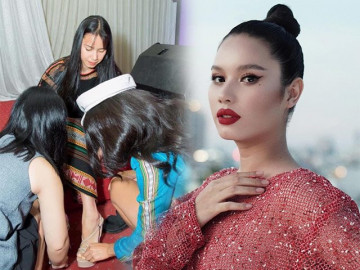 Cô bé bồi bàn từng thi Hoa hậu Hoàn vũ Việt Nam năm 18 tuổi giờ ra sao