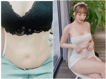 Bụng rạn nát bét vì 3 năm sinh 2 con, hotgirl Đà Nẵng giờ siết eo suốt đêm đi ngủ - Vimarsana News