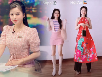 Chưa hết dịch, BTV chân ngắn nóng bỏng của VTV tung chiêu lên đồ du lịch khắp Việt Nam - Vimarsana News