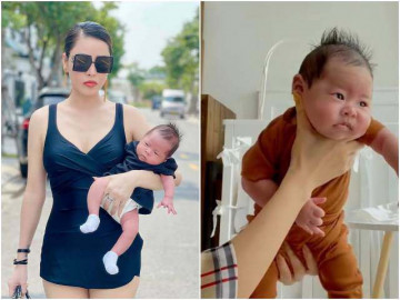 Quế Vân đăng clip đỡ cổ con, ai thoạt nhìn cũng thấy đáng sợ - Vimarsana News