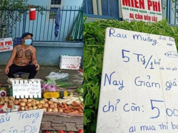Minh Râu - Ông chủ bán rau 5 tỷ/bó không nhận tiền quyên góp - Vimarsana News