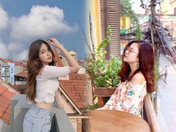 Chụp ảnh ở ban công tại gia mà đẹp thế này, chị em thêm niềm vui mùa giãn cách - Vimarsana News