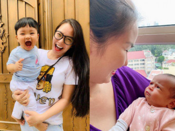 Diện mạo bụ bẫm, đáng yêu của 2 nhóc tì Vbiz được bố mẹ cho ăn chay trường từ bé - Vimarsana News
