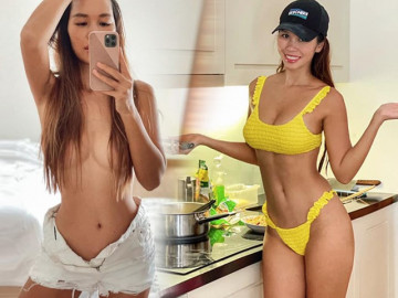 Mặc bikini tí hon vào bếp, Hà Anh bị nhắc khéo chuyện tâm linh, siêu mẫu tỉnh bơ đáp trả - Vimarsana News