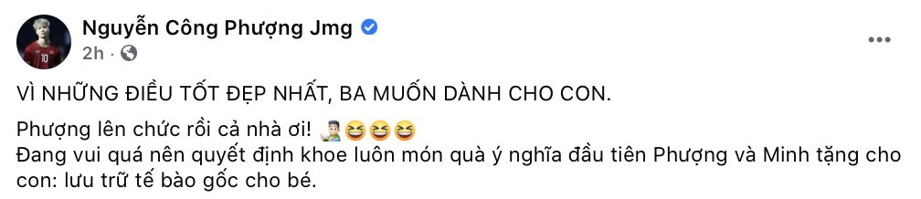 Vợ Công Phượng đã sinh con trai, bố amp;#34;chơi lớnamp;#34; tặng luôn con món quà trăm triệu - 3