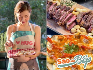 Sao vào bếp: Nữ diễn viên tự khen nấu ăn như nhà hàng, đáng nói là bình luận của chồng - Vimarsana News