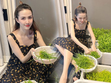 Mùa dịch Hoa hậu ở nhà trồng rau, chi tiết đắt giá dưới chân gây chú ý - Vimarsana News