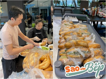 Vợ chồng Cường Đô La cùng làm bánh mì yêu thương trong biệt thự, dân mạng xúc động - Vimarsana News