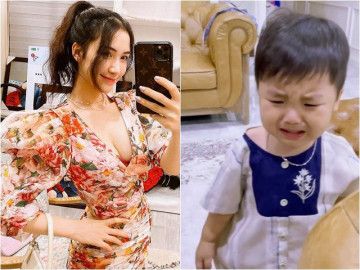 Con mè nheo khóc lóc đòi bế, Hòa Minzy có biện pháp dứt khoát khiến bé nín ngay lập tức - Vimarsana News